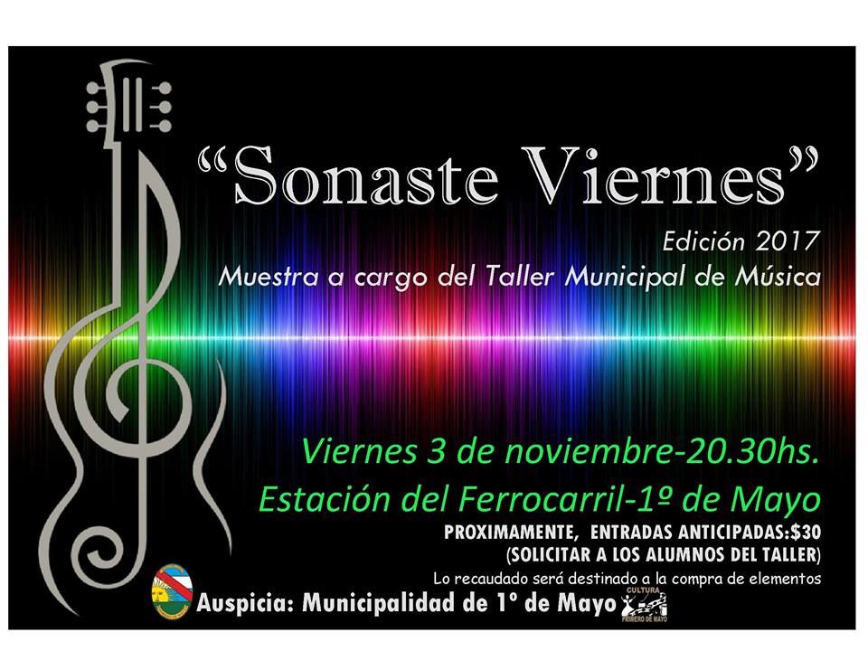 MUESTRA A CARGO DEL TALLER MUNICIPAL DE MÚSICA “SONASTE VIERNES”