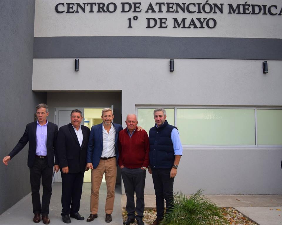 VISITA DEL MINISTRO DEL INTERIOR, OBRAS PÚBLICAS Y VIVIENDAS A 1º DE MAYO