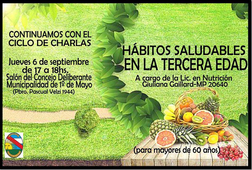 CHARLA SOBRE HÁBITOS SALUDABLES EN LA TERCERA EDAD