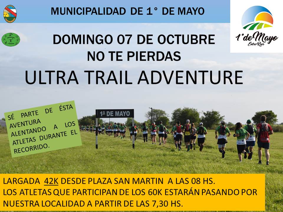 2º EDICIÓN DE LA ULTRA TRAIL ADVENTURE “POR LOS CAMINOS DE LAS COLONIAS”