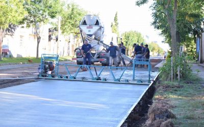 263 METROS LINEALES MÁS DE HORMIGÓN PARA LA CALLE PASCUAL VELZI