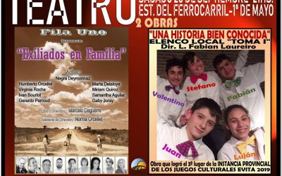 28 DE SEPTIEMBRE: TEATRO EN 1º DE MAYO