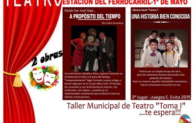 DOMINGO 20 DE OCTUBRE: TEATRO EN 1º DE MAYO