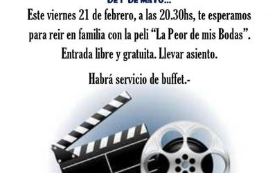 NOCHE DE CINE EN COMPLEJO MUNICIPAL DE PILETAS DE 1º DE MAYO