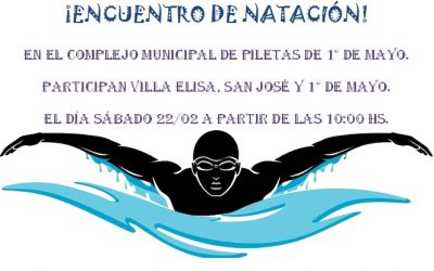 ENCUENTRO DE NATACIÓN EN COMPLEJO MUNICIPAL DE PILETAS