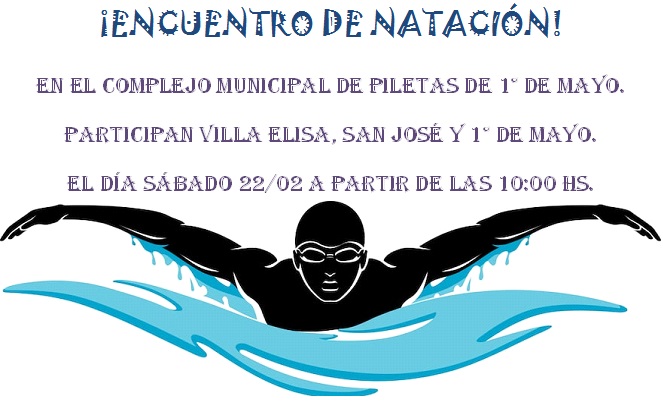 ENCUENTRO DE NATACIÓN EN COMPLEJO MUNICIPAL DE PILETAS