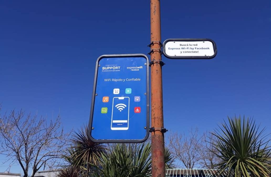 SE ENCUENTRA OPERATIVO EL PRIMER PUNTO DE WIFI EN PLAZA SAN MARTIN DE 1º DE MAYO