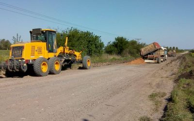 REPOSICIÓN DE MATERIAL CALCAREO EN RUTA 23