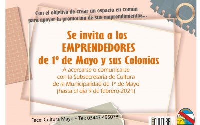 SE INVITA A EMPRENDEDORES