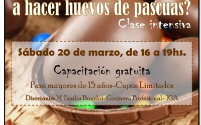 CLASE INTENSIVA ¿APACITACIÓN GRATUITA INTENSIVA DE COMO HACER HUEVOS DE PASCUAS?