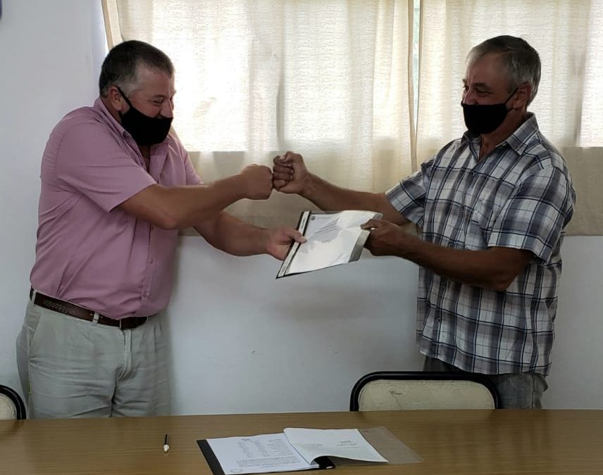 LA MUNICIPALIDAD DE 1º DE MAYO CEDE EN COMODATO UN TERRENO PARA LA INSTALACIÓN DEL CUARTEL DE BOMBEROS LOCALES