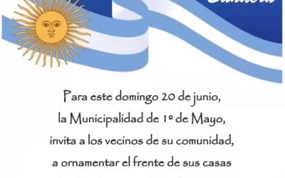 INVITACIÓN A ORNAMENTAR FRENTES DE CASAS CON MOTIVO DEL DÍA DE LA BANDERA