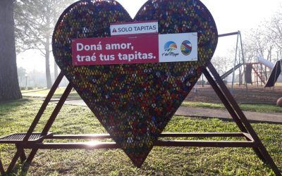 GRACIAS A LA COLABORACIÓN DE LOS VECINOS SE LOGRO LLENAR EL CORAZÓN SOLIDARIO