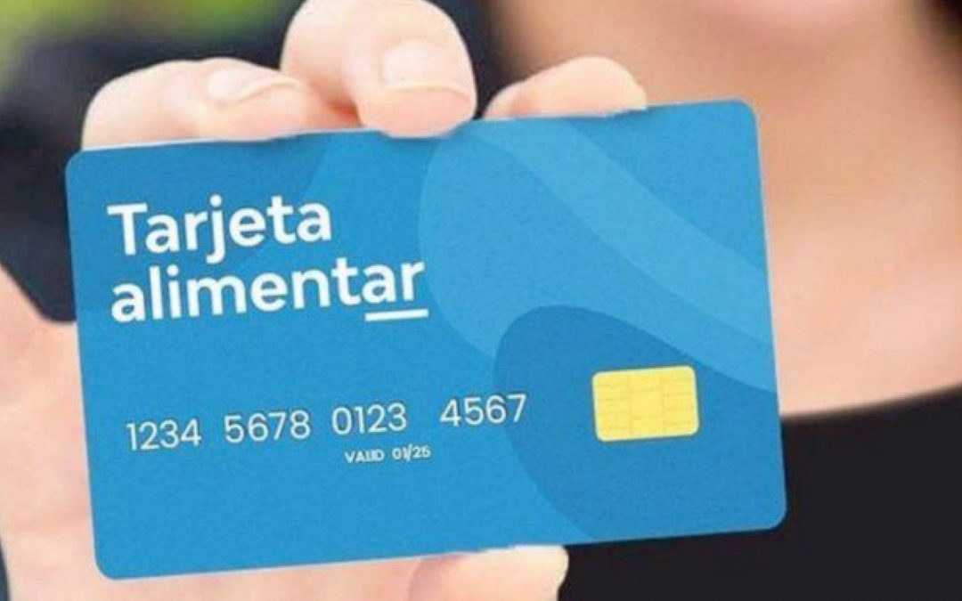 ENTREGA DE TARJETAS ALIMENTAR