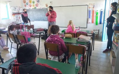 CHARLAS DE CONCIENIZACION AMBIENTAL EN ESCUELAS DE NUESTRA LOCALIDAD