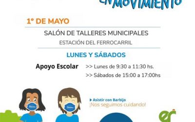 NUEVOS DÍAS Y HORARIOS EN EL PROGRAMA EDUCANDO EN MOVIMIENTO