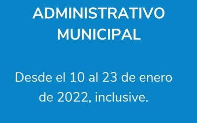 RECESO ADMNISTRATIVO MUNICIPAL