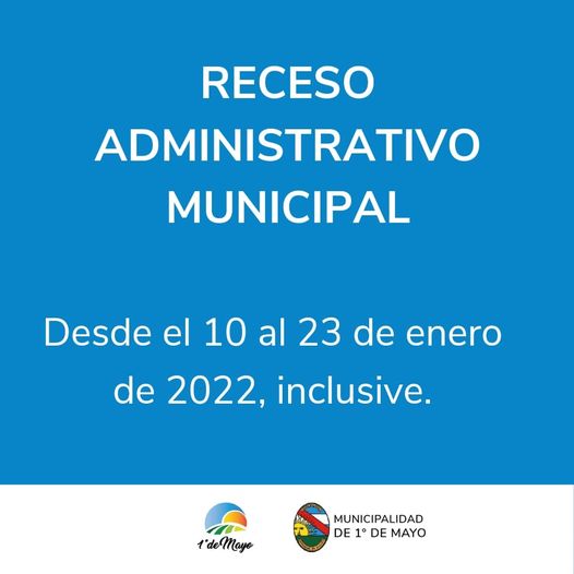 RECESO ADMNISTRATIVO MUNICIPAL