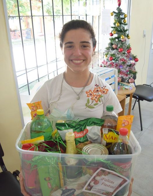 LUCIA CUMBA GANADORA DEL SORTEO NAVIDEÑO DE LA MUNICIPALIDAD DE 1º DE MAYO