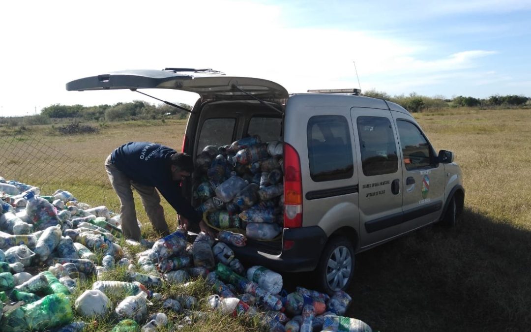 SE TRASLADARON ECO-BOTELLAS A LA PLANTA DE VALORIZACIÓN DE ARROYO BARÚ