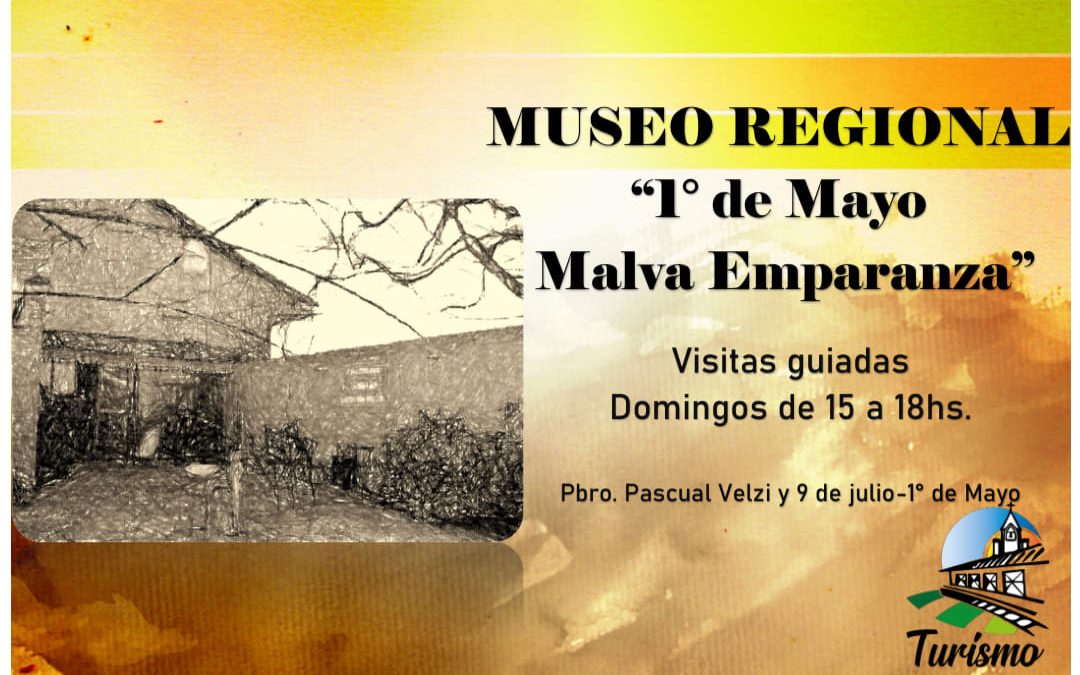 CONTINUAN LAS VISITAS GUIADAS EN EL MUSEO REGIONAL “1° DE MAYO  MALVA EMPARANZA”