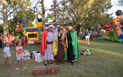 LOS REYES MAGOS SE HICIERON PRESENTE EN LA LOCALIDAD DE 1° DE MAYO.