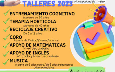 INSCRIPCIONES TALLERES 2023.