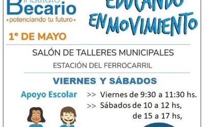 INSCRIPCIONES ABIERTAS PARA EL PROGRAMA EDUCANDO EN MOVIMIENTO 2023.