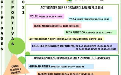 ACTIVIDADES DEPORTIVAS 2023