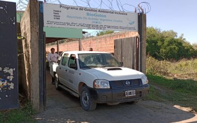 SE REALIZÓ NUEVA ENTREGA DE ACEITE VEGETAL USADO AL TALLER BIO-COLÓN