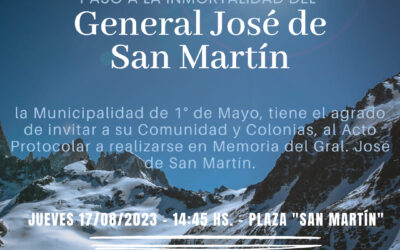 ACTO EN MEMORIA DEL GENERAL JOSÉ DE SAN MARTÍN